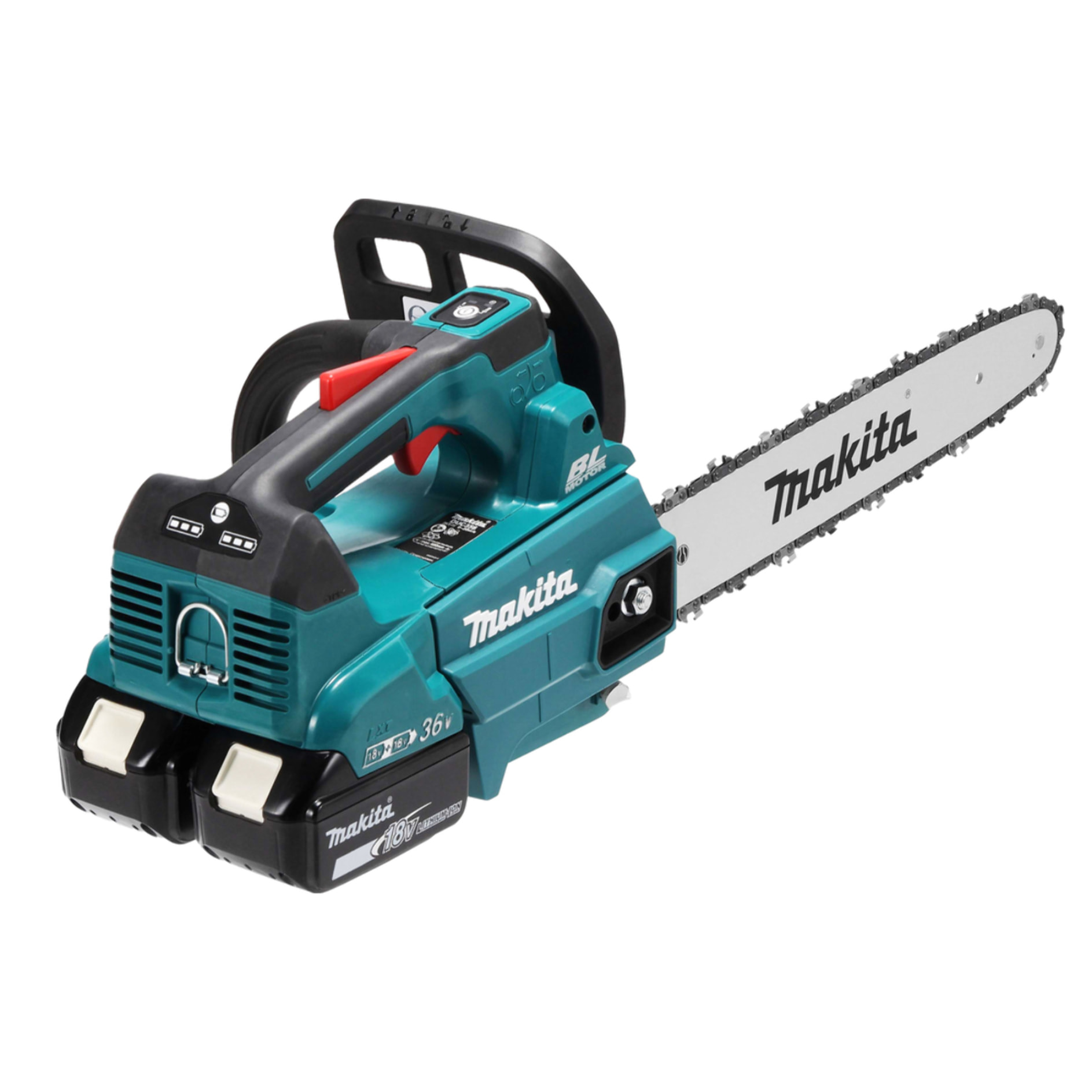 Motosierra LXT® 36V (2x18V) - MAKITA - con 2 baterías 18V 5.0Ah - cargador doble - DUC356T001