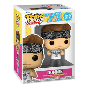 New Bambino On The Block Pop! Rocks Vinile Figura Donnie 9 Cm Funko