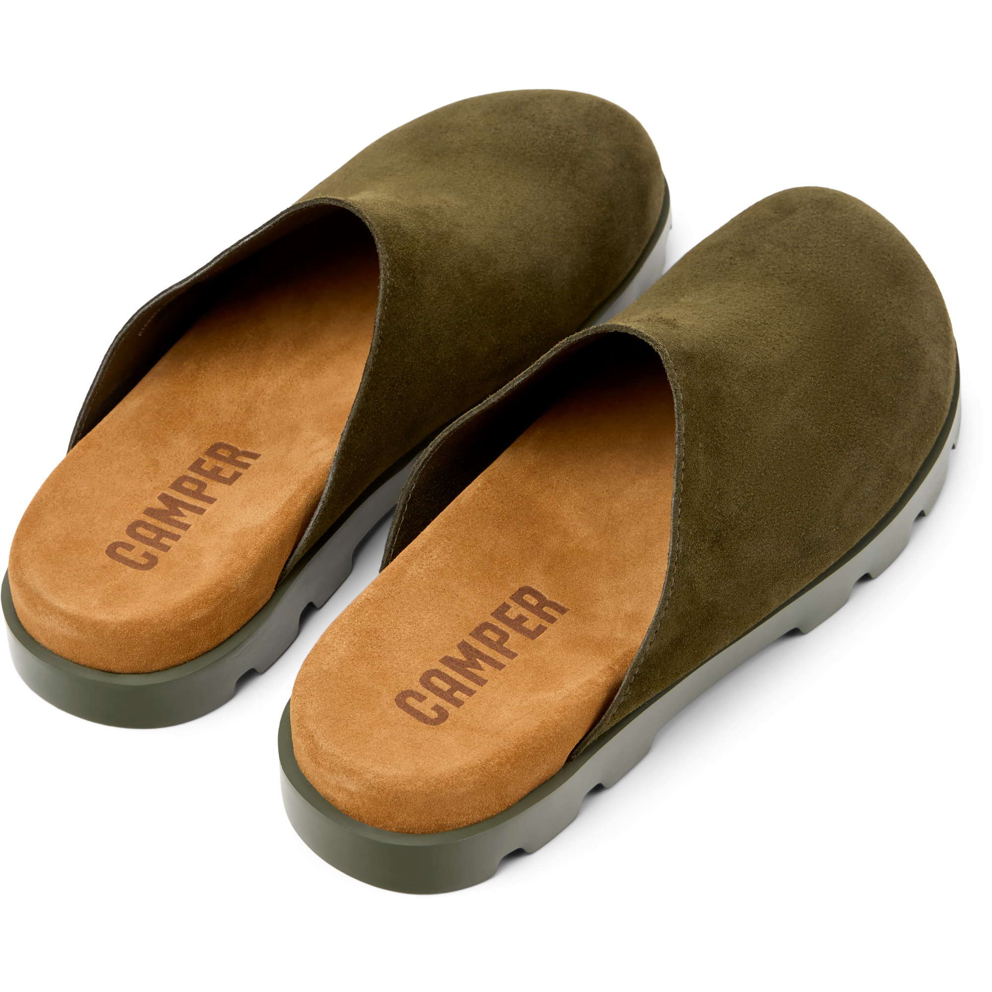 Sandali - CAMPER Brutus Sandal - Verde - Pelle scamosciata