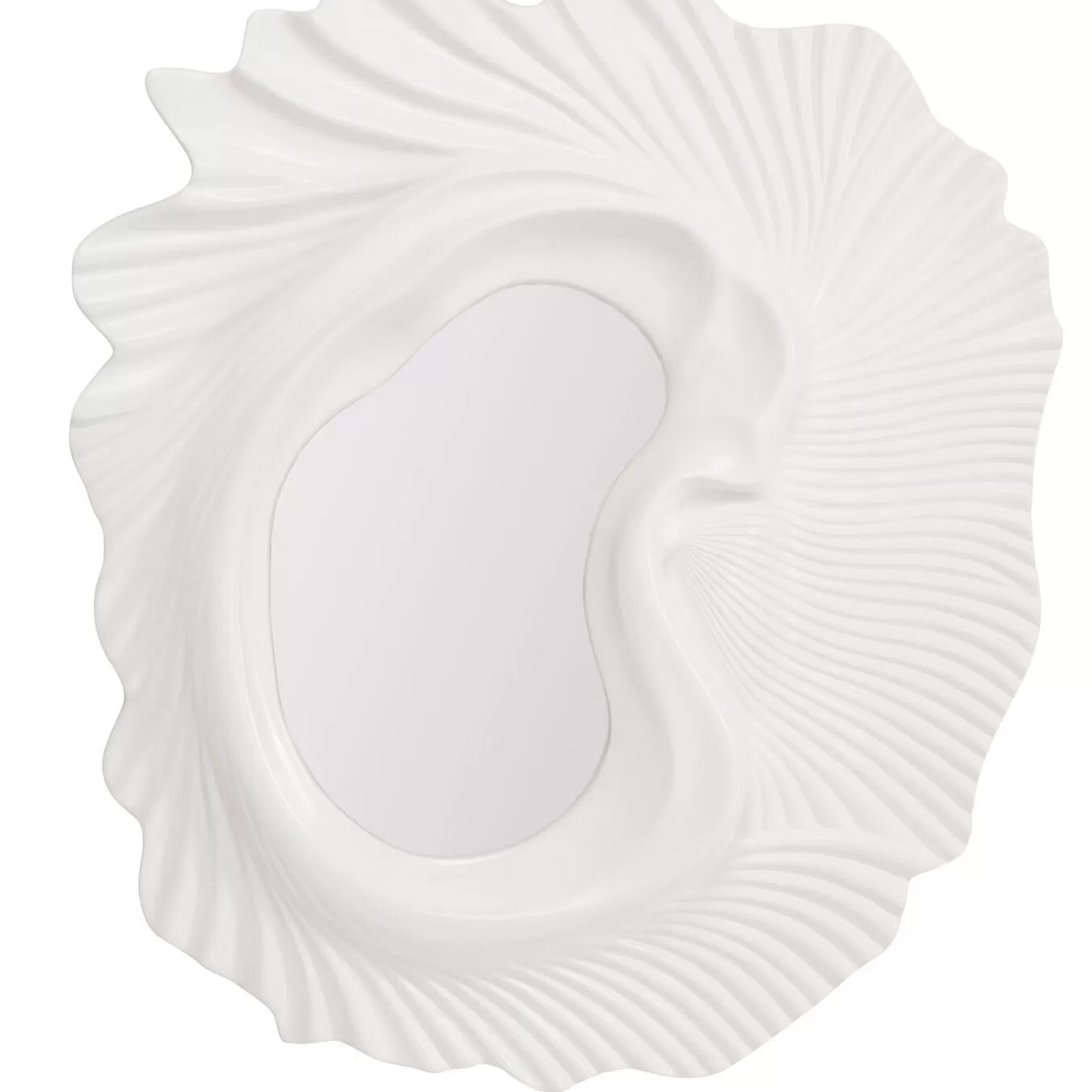 Miroir Orecchio 160x143cm blanc Kare Design