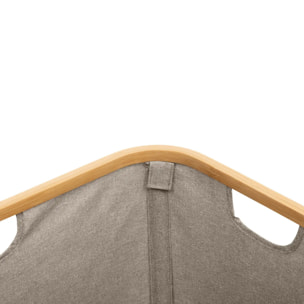 Panier à linge "Tidy box" 54L pliable gris