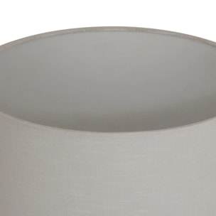 Lampadaire droit secteur Keyah gris H111cm