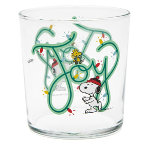 Set 6 Bicchieri Excelsa - Peanuts Shiny And Bright, Vetro Multicolore