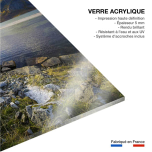 Tableau lac glacière Tableau plexiglas