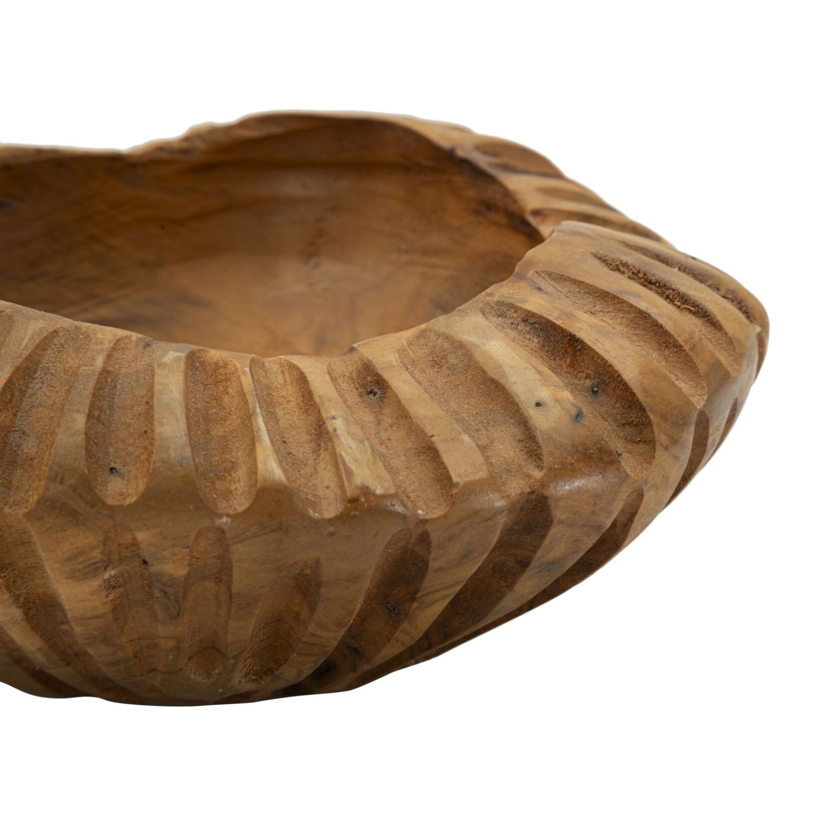 S/TASCHE GERIS IN TEAK RIC. CM Ø 19X8 (PEZZI UNICI - NON RIP. IN SERIE)