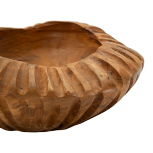 S/TASCHE GERIS IN TEAK RIC. CM Ø 19X8 (PEZZI UNICI - NON RIP. IN SERIE)