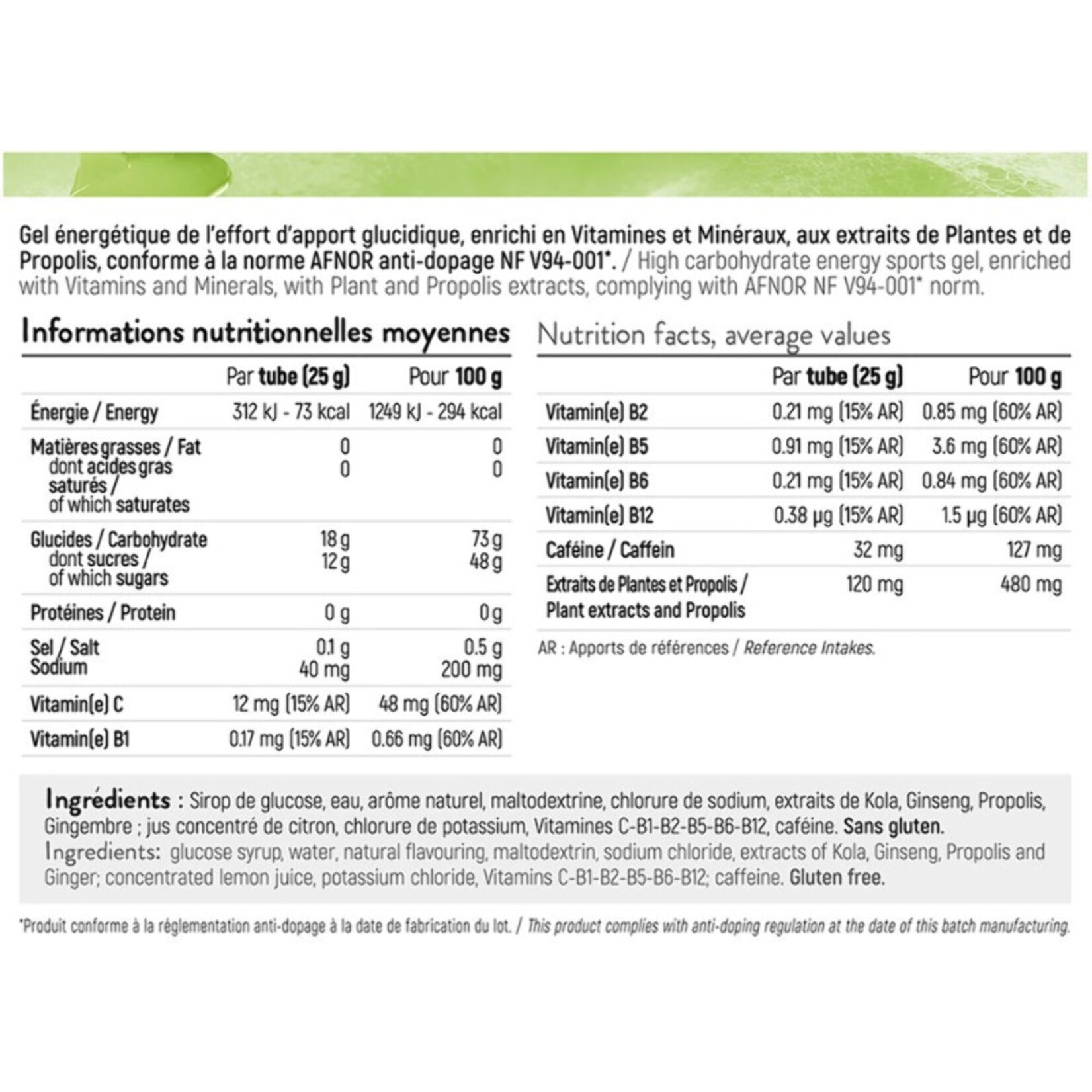 STC NUTRITION - Over Blast Boost - Gel énergétique enrichi en complexe dynamisant - Norme anti-dopage  - 10 dosettes