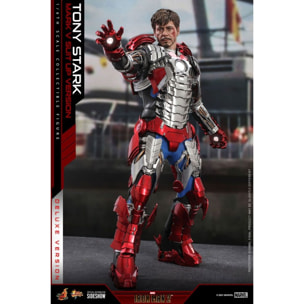 Iron Man 2 Movie Masterpiece Action Figura 1/6 Tony Stark (mark V Suit Up Version) Deluxe 31 Cm Hot Toys