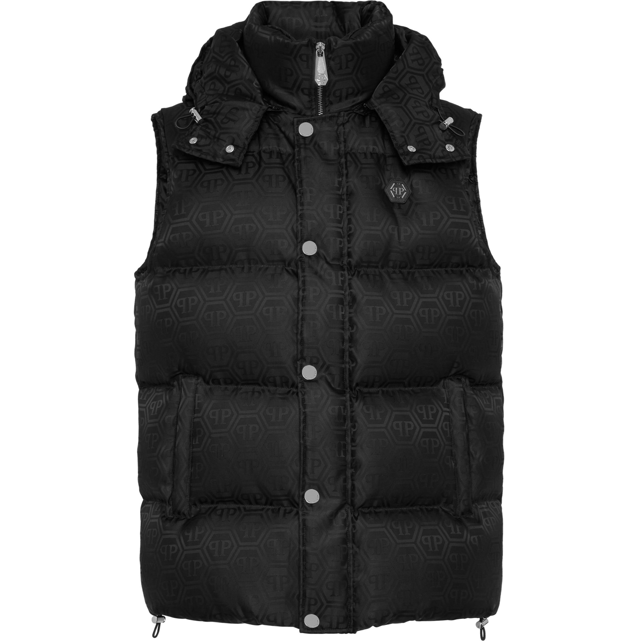 PHILIPP PLEIN Chaqueta de plumón Chaleco MONOGRAM