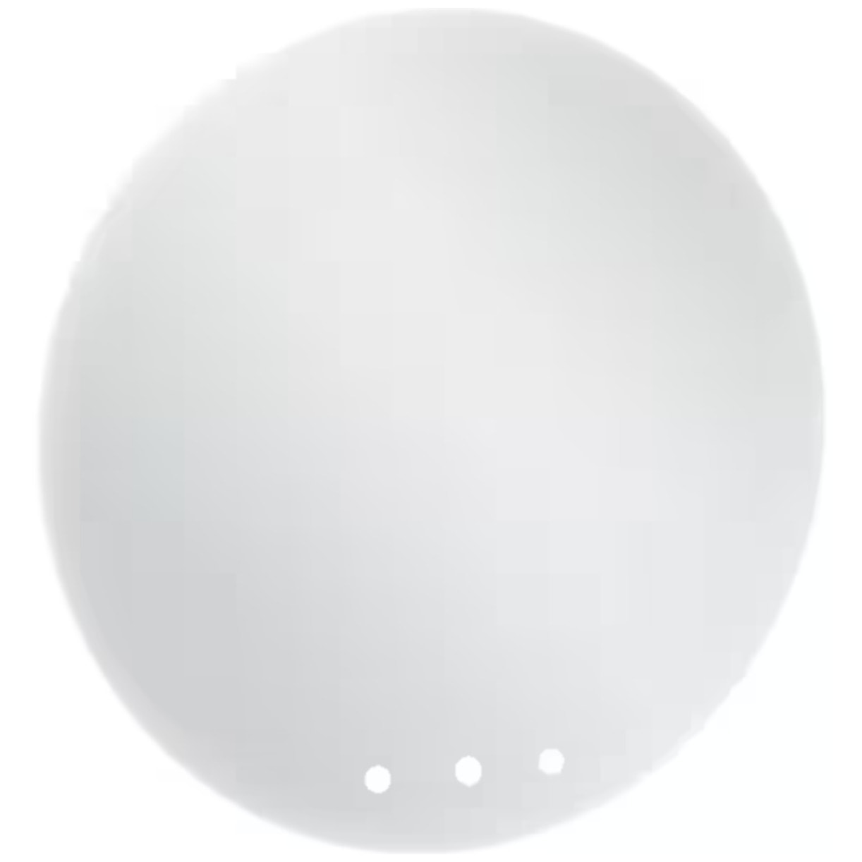 Miroir LED rond Grands Boulevards 3 trous