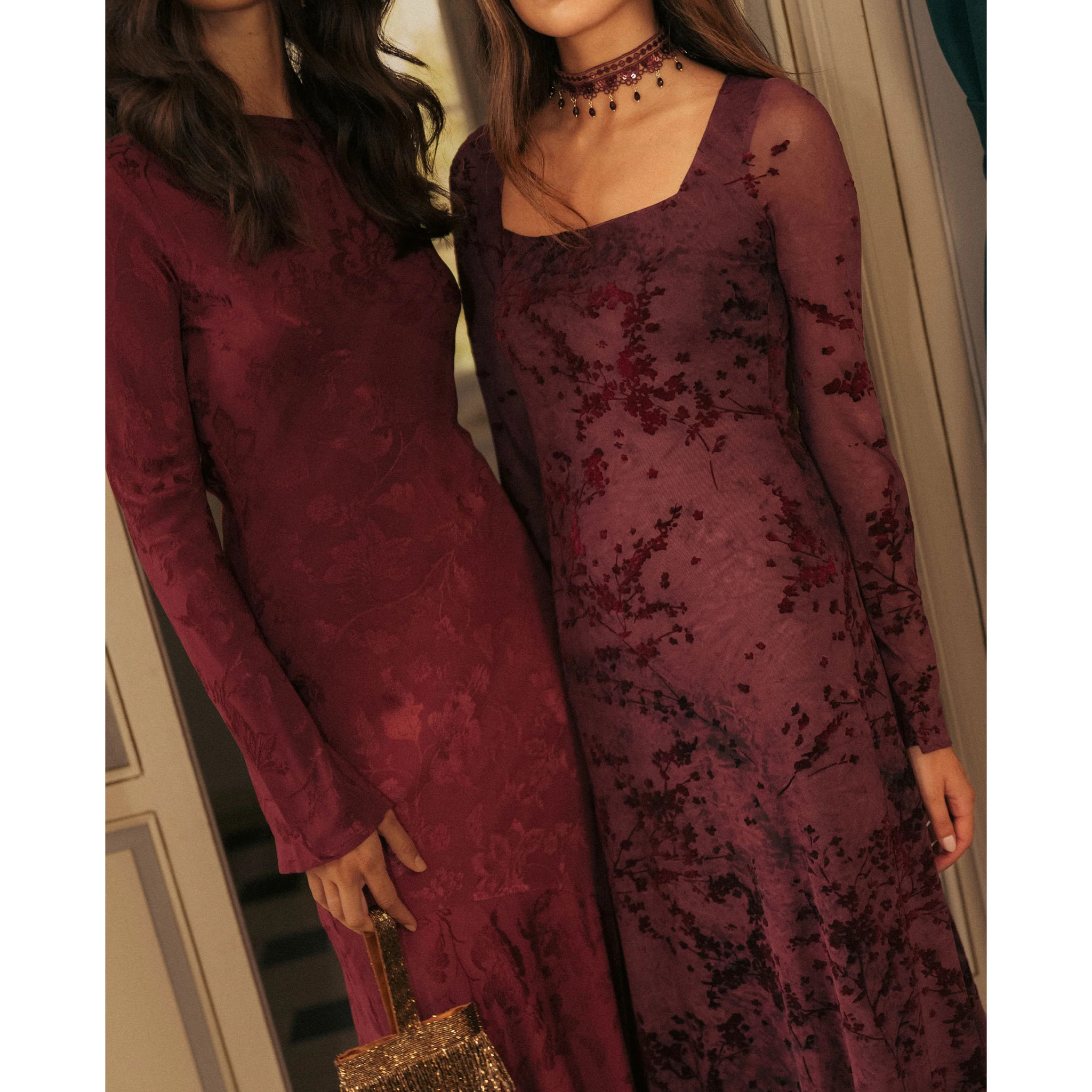 Vestido midi sin mangas