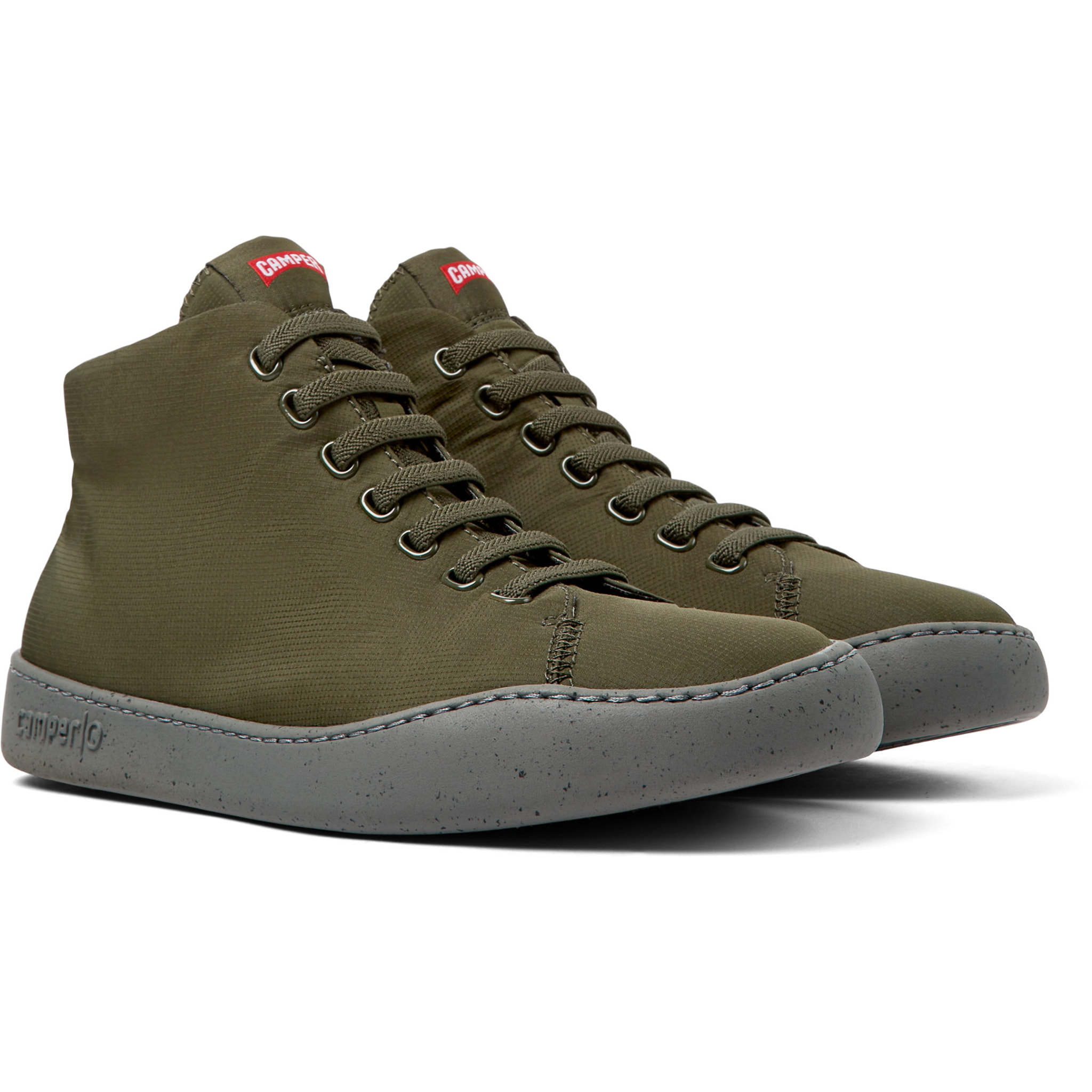 Sneakers - CAMPER Peu Touring - Verde - Tessuto tecnico Poliestere