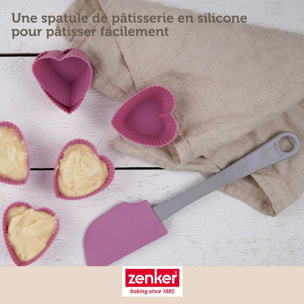 Set pâtisserie moule à gâteaux 34 x 24 cm avec couvercle, 2 bols à mixer et 1 spatule Zenker