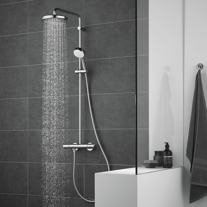 GROHE Tempesta Cosmopolitan System 210 Colonne de douche thermostatique
