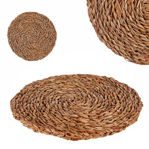 Sottopiatto rotondo vegetale di 25 cm.