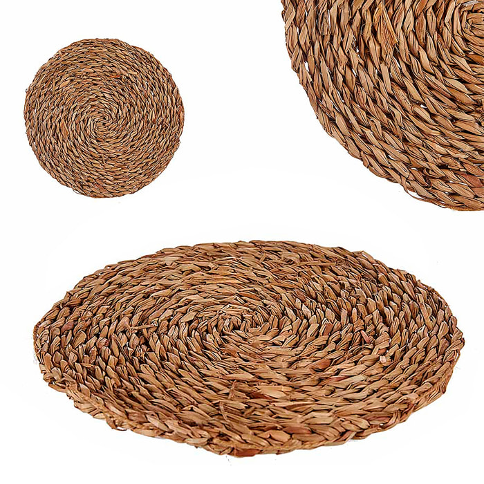 Sottopiatto rotondo vegetale di 25 cm.