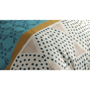 Parure Housse De Couette 3pcs 100% coton 57fils Oda