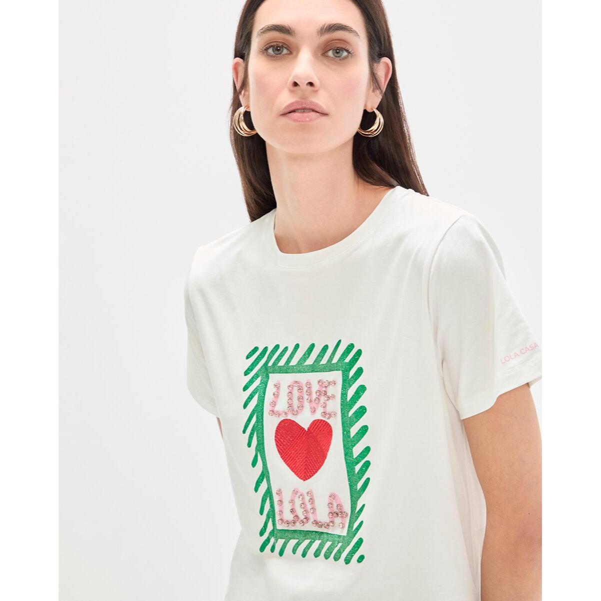 Maglietta con gioielli LOVE LOLA