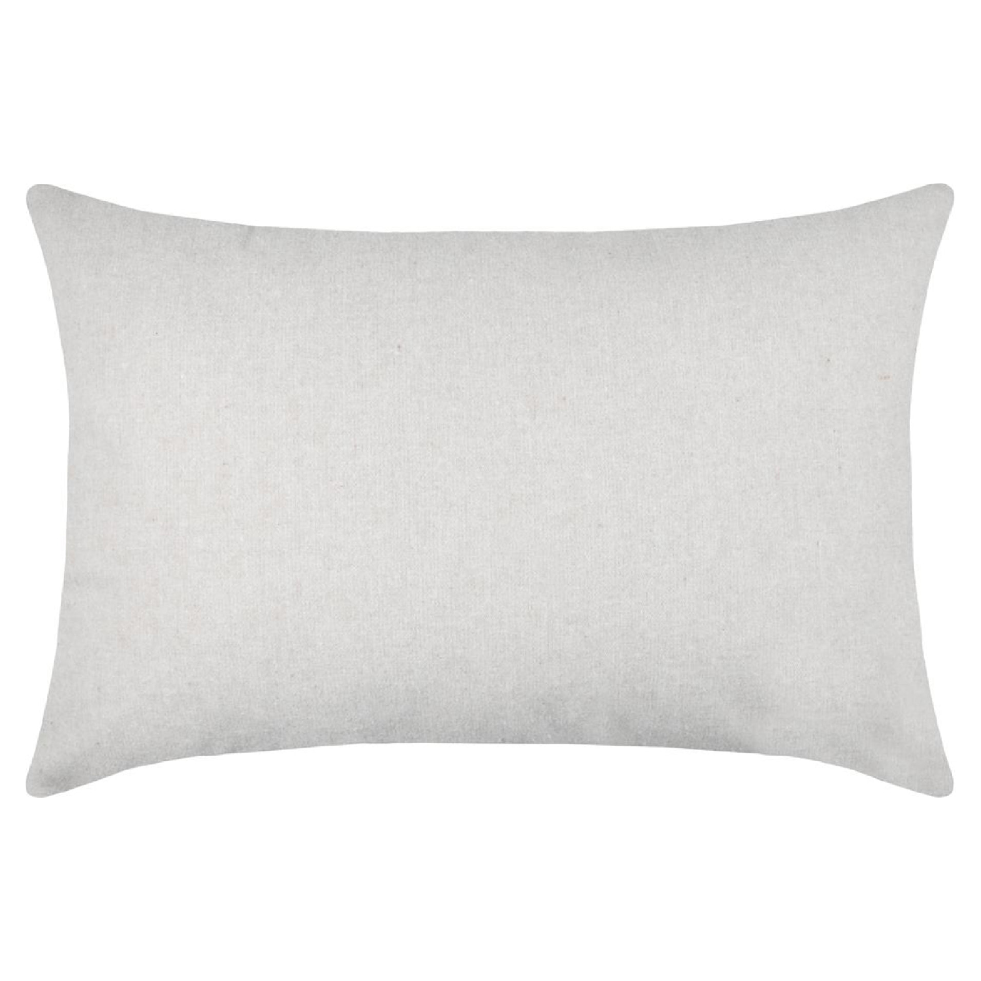 Coussin rectangulaire cerf esprit chalet brodé - Naturel