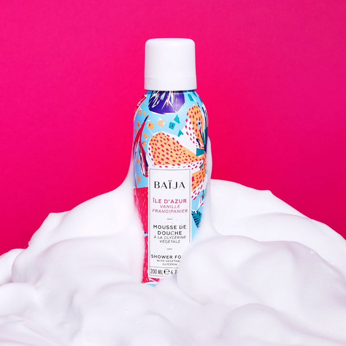 Île d'Azur - Mousse de douche à la glycérine végétale 200 ml