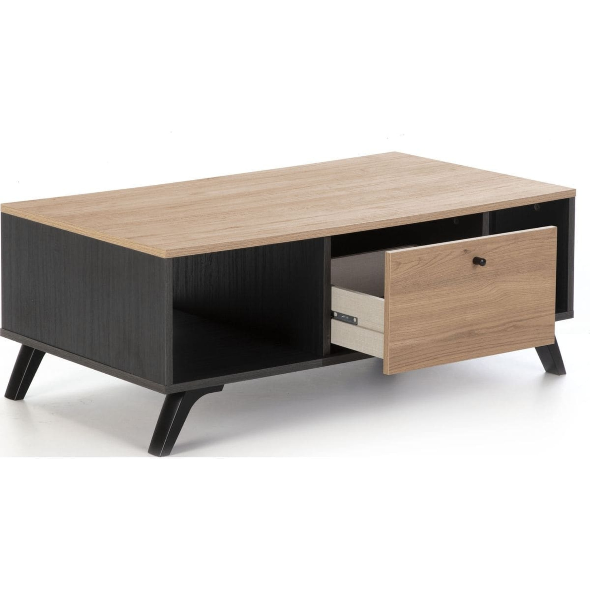 Table basse 1 tiroir effet bois - ZACK