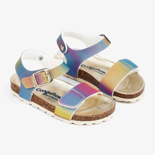 Sandali Bio per ragazze multicolori