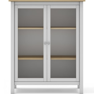 Vaisselier 2 portes en bois massif - MACHA