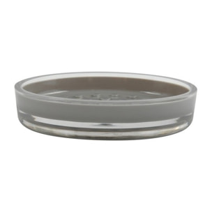 Porte Savon Plastique TAHITI Gris MSV