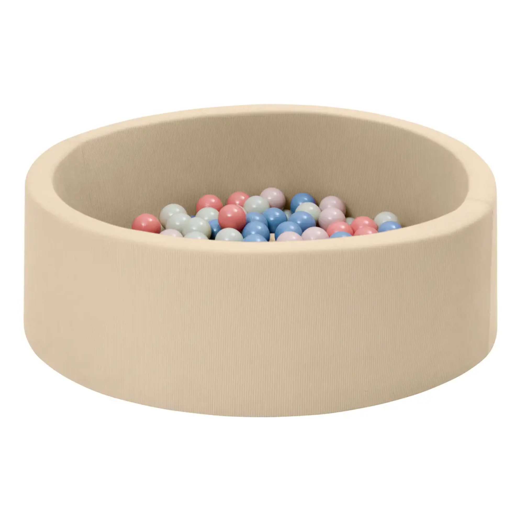 Piscine à balles Moovy Beige D 90 cm 100 Balles Multicolores