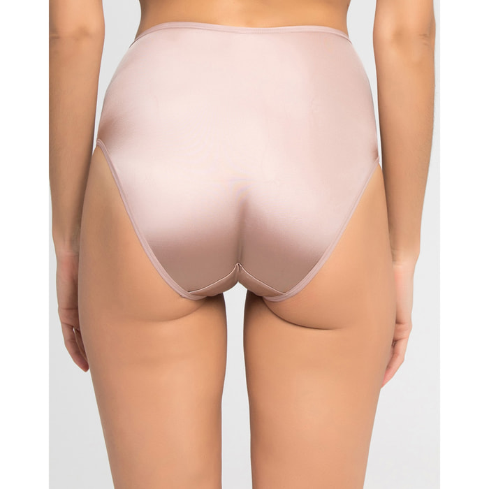 Braga reductora shapewear de control ligero con microfibra satinada