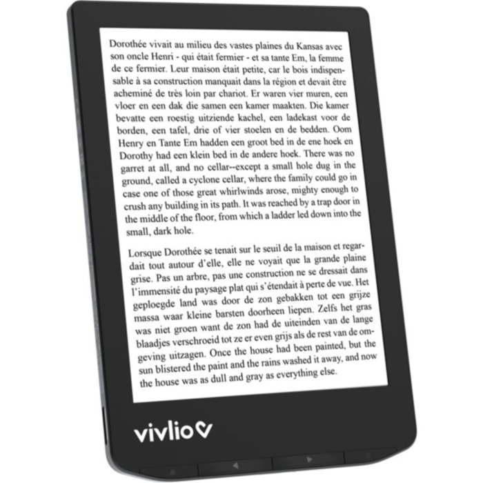 Liseuse eBook VIVLIO LIGHT Noire