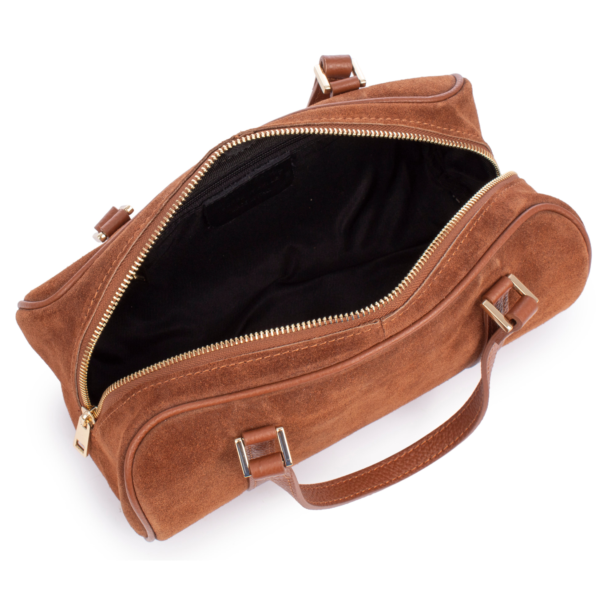 Barzio Borsa Tote Donna. Pelle autentica Camoscio