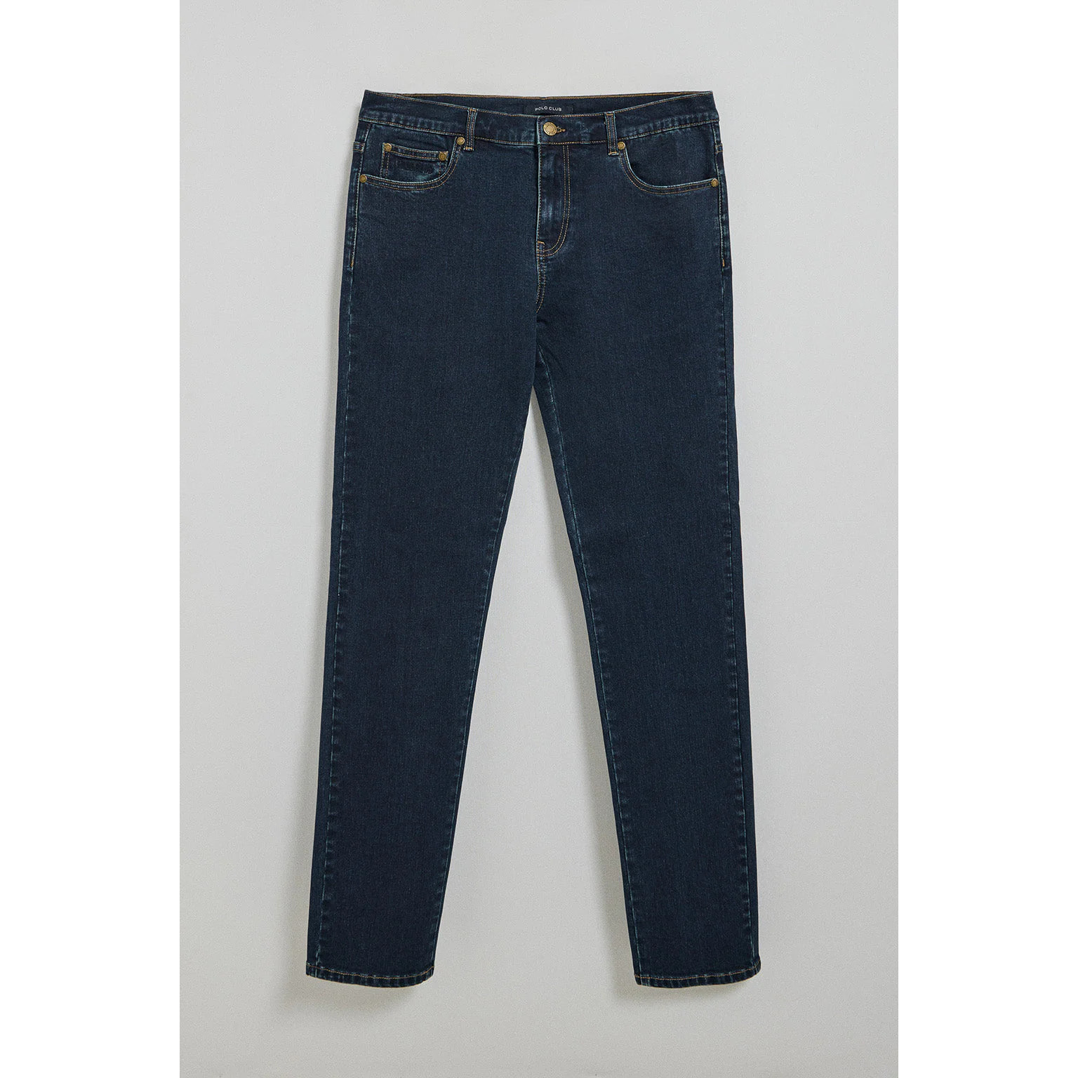 Jeans Tate blu indaco con particolari Polo Club