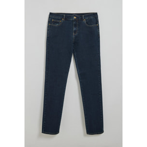 Jeans Tate blu indaco con particolari Polo Club