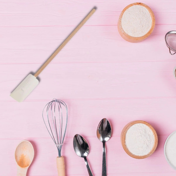 Maryse de pâtisserie et de cuisine 25 cm manche en bois Fackelmann