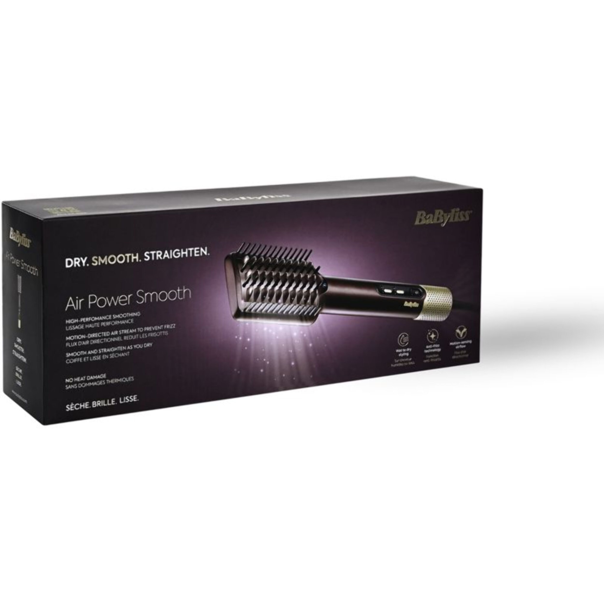 Brosse lissante BABYLISS Air Power Smooth AS6400E