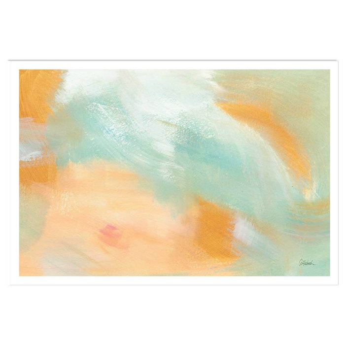 Poster orange blush Affiche seule