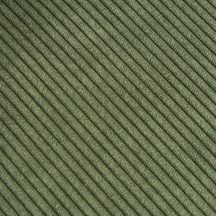 Lot de 2 tabourets de bar en velours côtelé, piètement chromé - TOMA