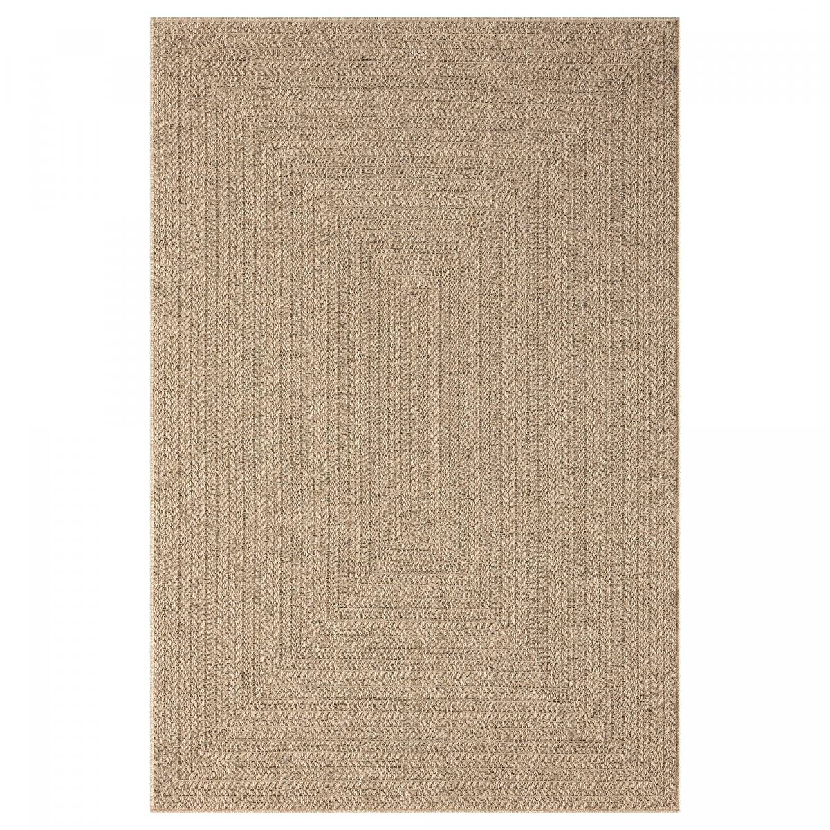 Tapis extérieur intérieur NOLAM 1 aspect jute ton sur ton