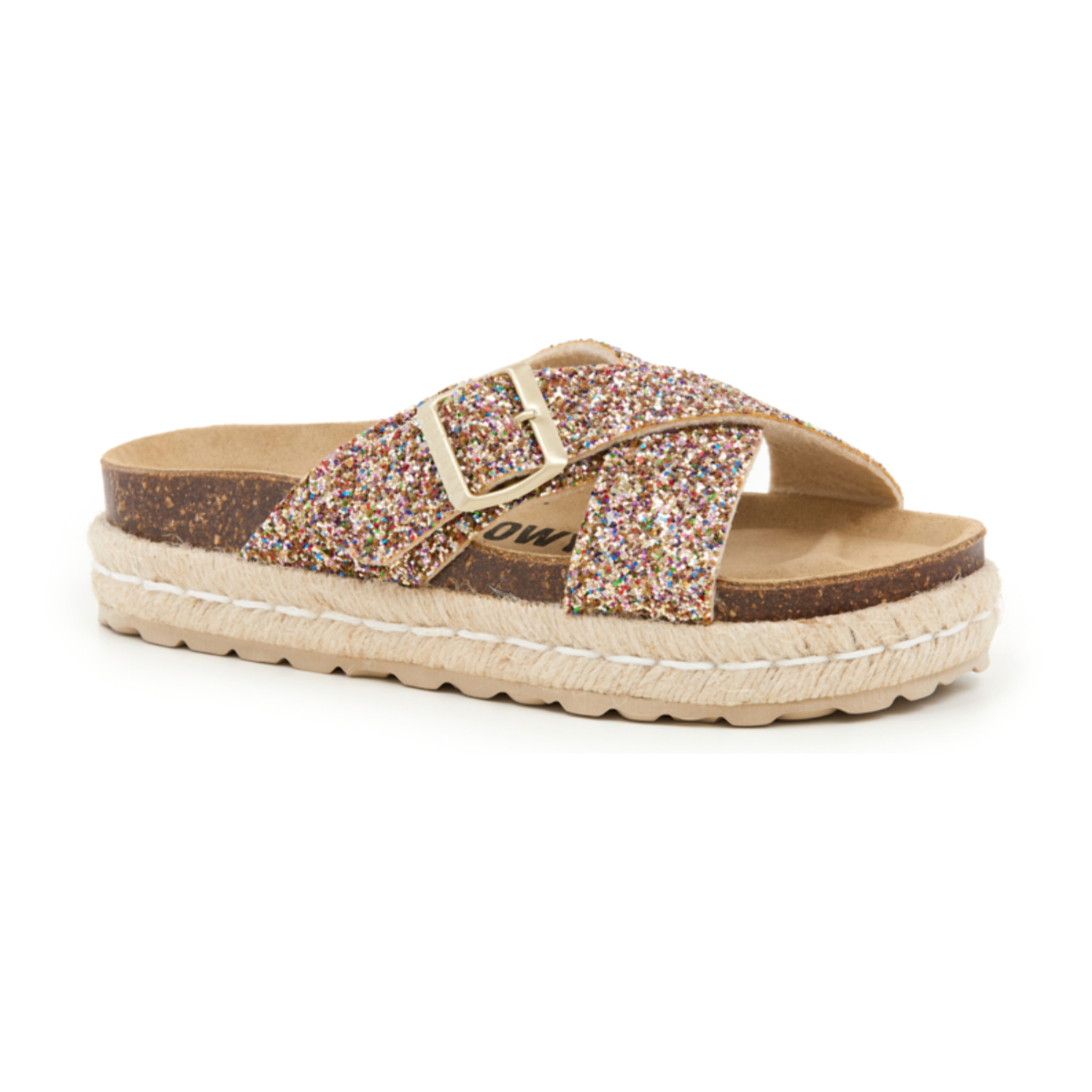 SANDALO CON ZEPPA BILLOWY DORATO