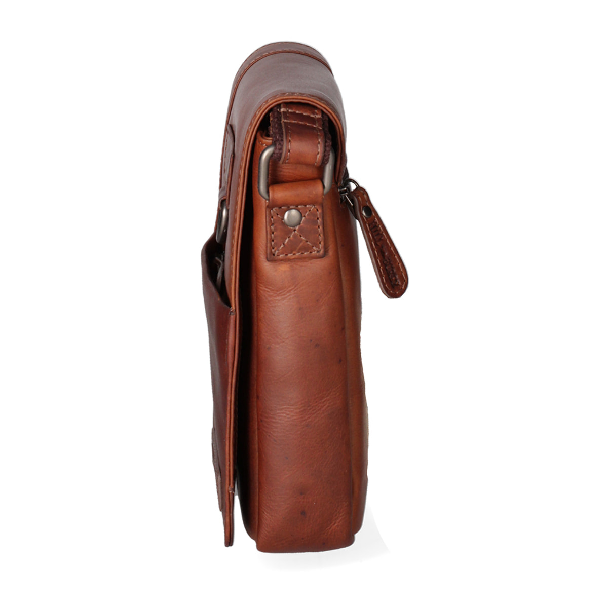 Borsa a tracolla da uomo In Vera pelle Made in Italy 20x25x6 cm