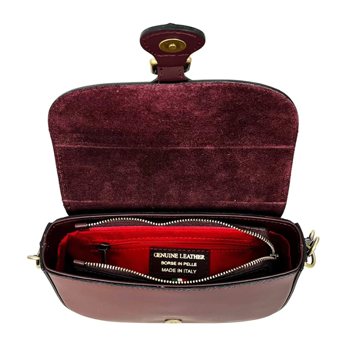 Borsa a tracolla Cheval Firenze Sole Bordeaux