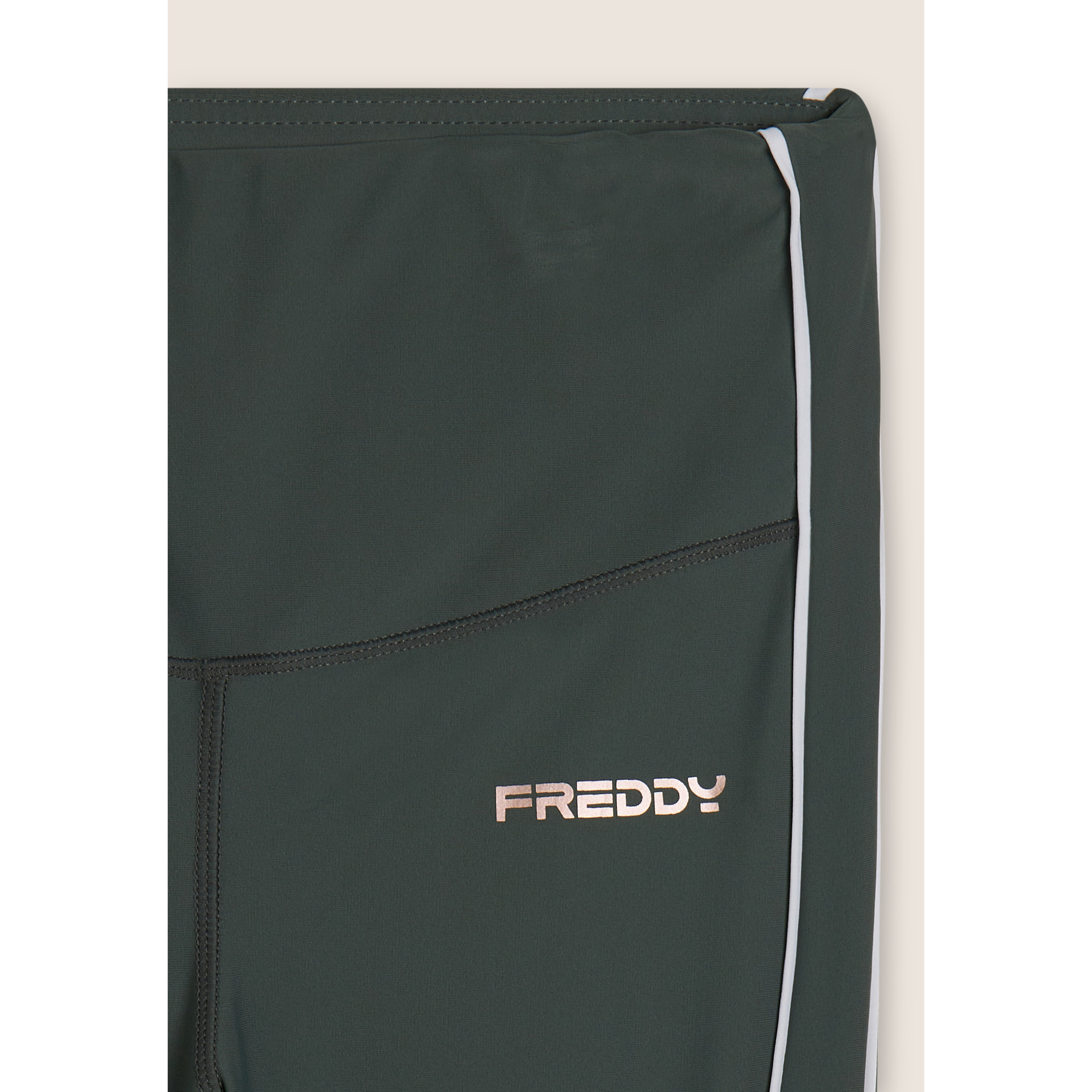 Leggings 7/8 con profili a contrasto e tasca laterale