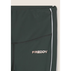 Leggings 7/8 con profili a contrasto e tasca laterale