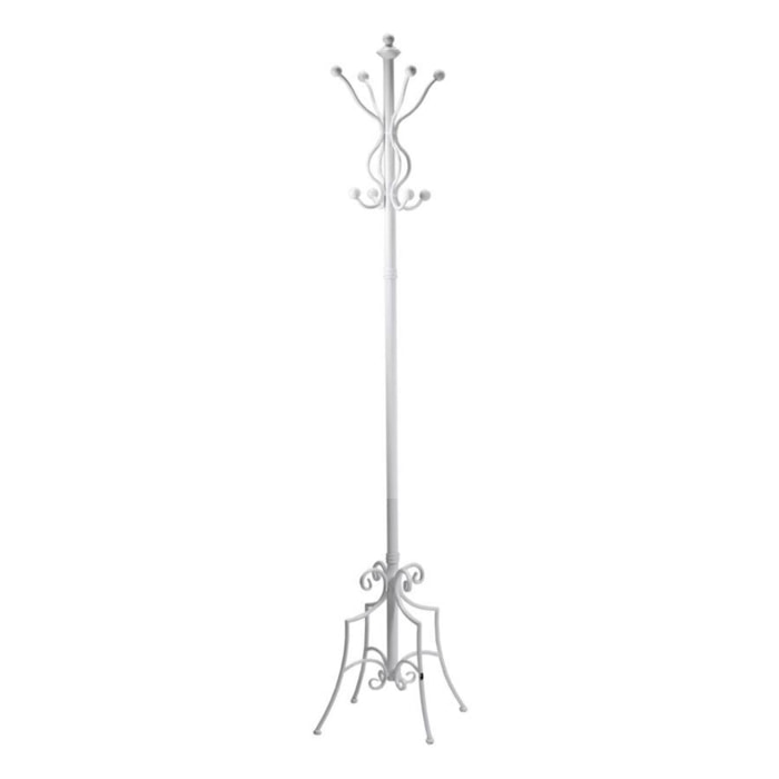 Attaccapanni a stelo Vacchetti in metallo bianco cm44x44h180