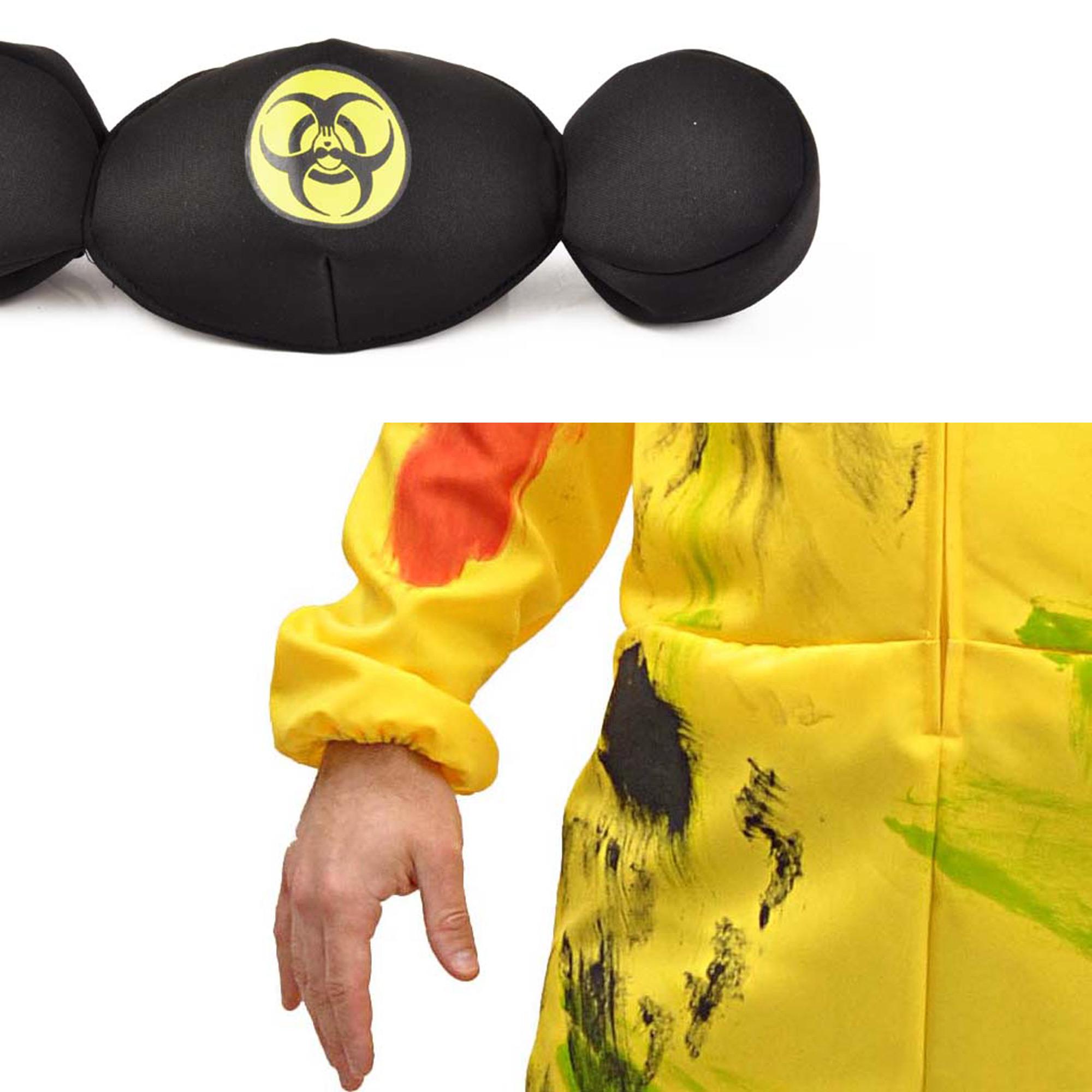 Costume Carnevale Halloween Tuta Biohazard Radioactive Child Costume Bambino