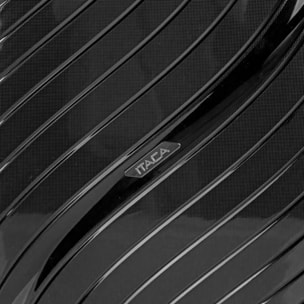 Juego De Maletas Rígidas Pp Itaca Danubio Negro