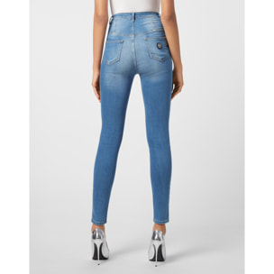 PHILIPP PLEIN Jegging de cintura alta