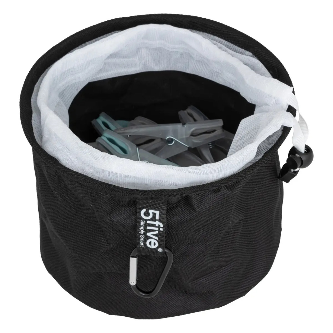 24 pinces à linge avec sac de rangement