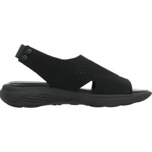 Sandalias Mujer de la marca GEOX  modelo SPHERICA EC5 D NEGRO